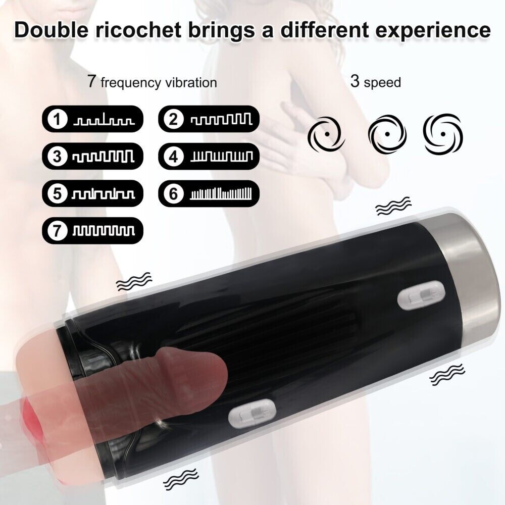 VIBRATOR Pocket Pussy Cup Men Male Masturbator Stroker Vagina Sex Toy